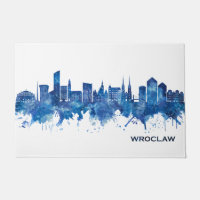 Wroclaw Pologne Skyline Blue