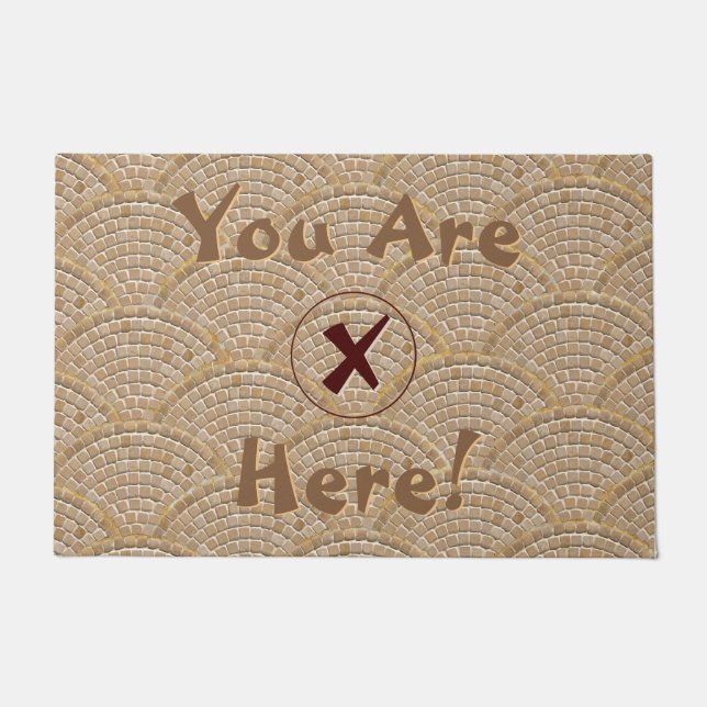 Paillasson X Drôle Marque Le Point (Devant)