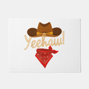 Paillasson Yeehaw Western Country Howdy Southern Cowboy Yee H