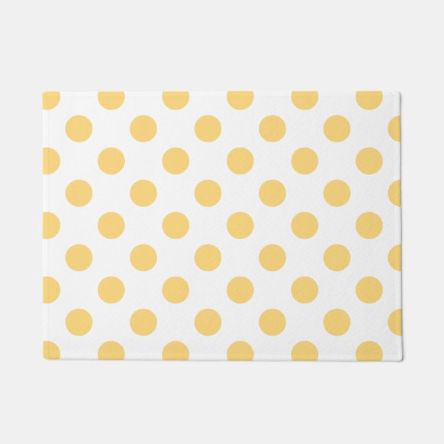 Paillasson Yellow polkadots (Devant)