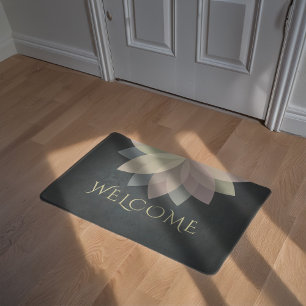 Paillasson YOGA Studio Welcome Porte-monnaie couleur Lotus Ma