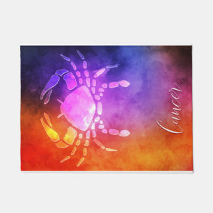 Paillasson Zodiac : Cancer Colorés de bonbons colorés