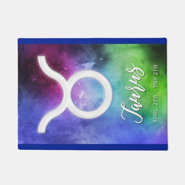 Paillasson Zodiac : Dates du Taurus (Devant)
