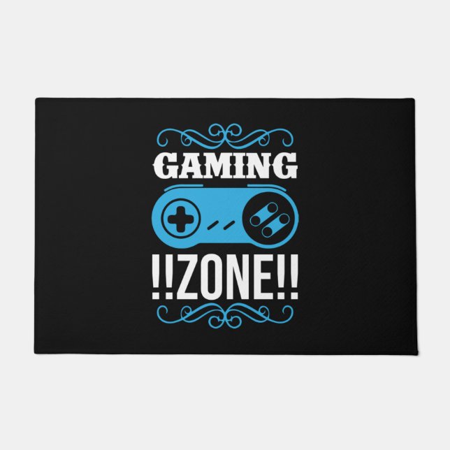 Paillasson Zone de jeu cadeau Gamer (Devant)
