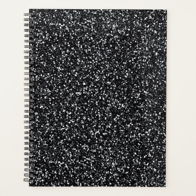Pailleté Noir Cendre (Devant)