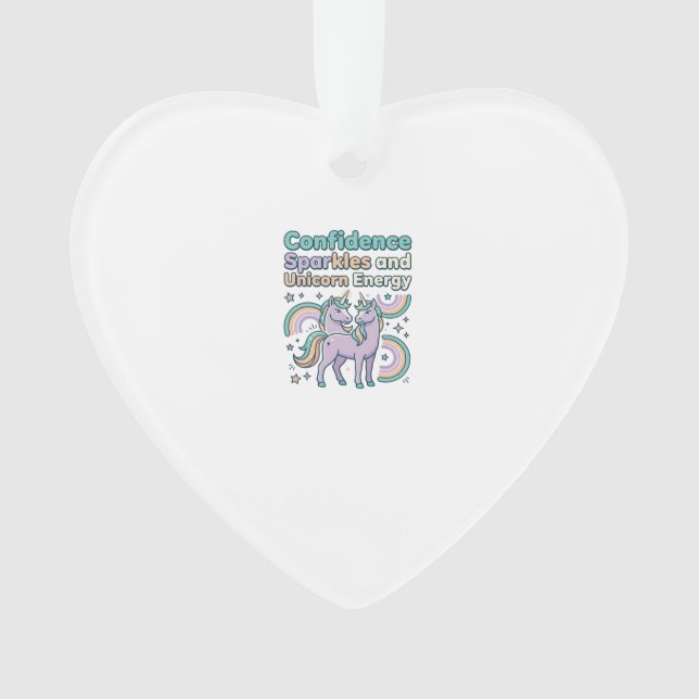 Paillettes de Confiance de Licorne et Conception d (devant)