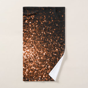 Paillettes marron orange bronze