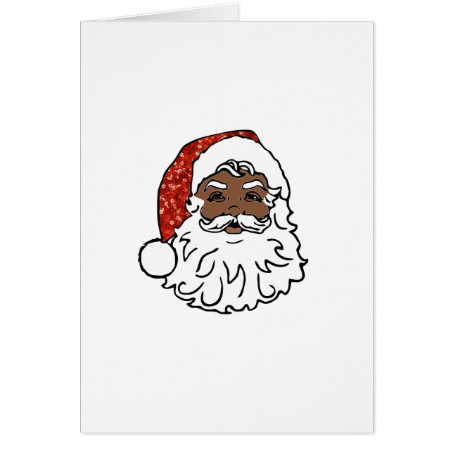 paillettes noir santa claus (Devant)