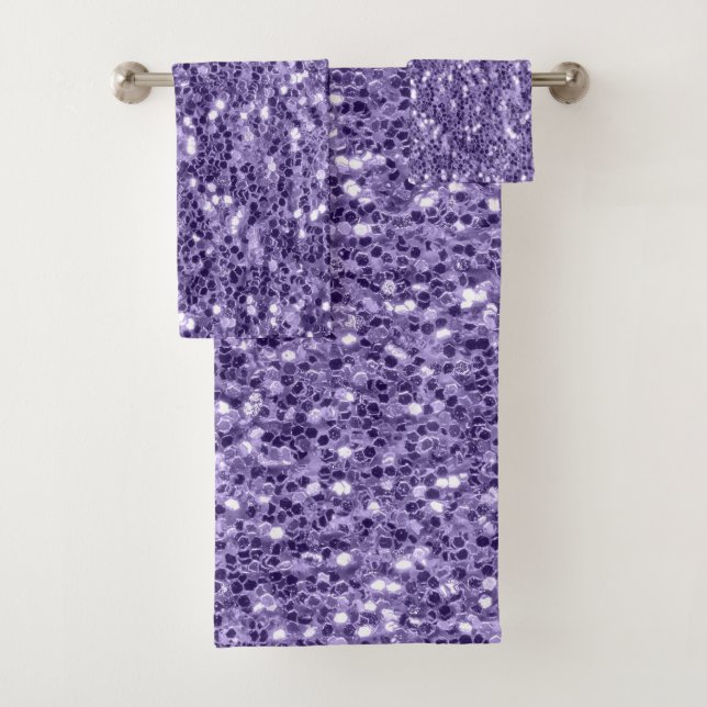 Paillettes violet ultra violet (En situation)