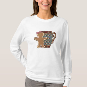 Pain d'épice de Noël et T-shirt des femmes de