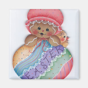 Pain d'épice de Pâques et aimant de poussin