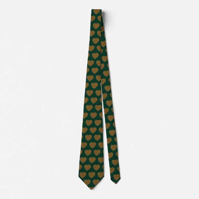 Pain d'épices Cravate (vert et Brown) (Devant)