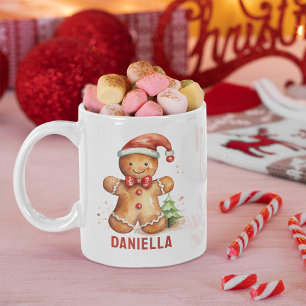 Pain d'épices de Noël Nom personnalisé Mug