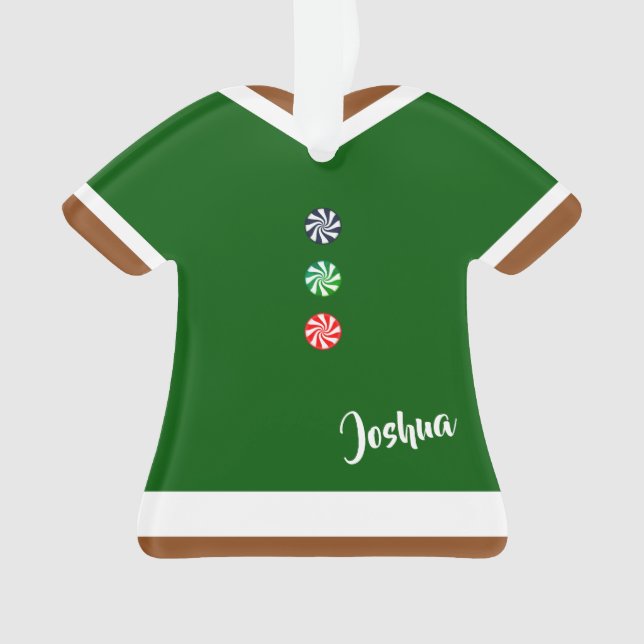 Pain d'épices Homme Gomme Boutons de goutte Noël (devant)