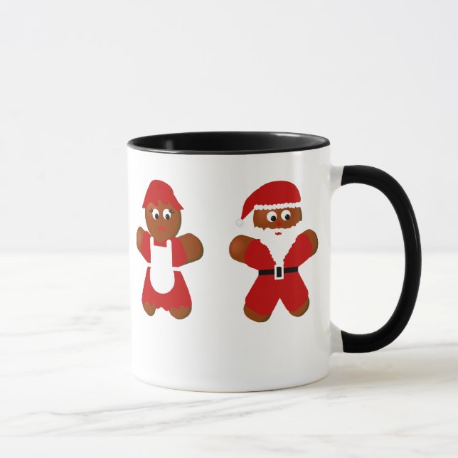 Pain d'épices Mr & Mrs Santa Claus Christmas Mug (Droite)