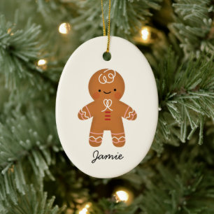 Pain d'épices personnalisé homme ornement de Noël