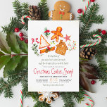 Pain d'épices Rouge Plaid Noël Cookie Swap Budget<br><div class="desc">La feuille de papier échangeur de biscuits comprend un homme en pain d'épices, une maison en pain d'épices et un biscuit de Noël décoré de verdure à l'aquarelle, des bâtons de cannelle, un arc rouge, un bouton étoilé et une branche de baies rouges d'hiver. "Christmas Cookie Swap" est écrit en...</div>