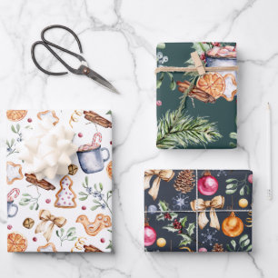 pain d'épices rustique feuilles de papier d'emball