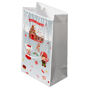 Pain d'épices Sac de papier cadeau de Noël