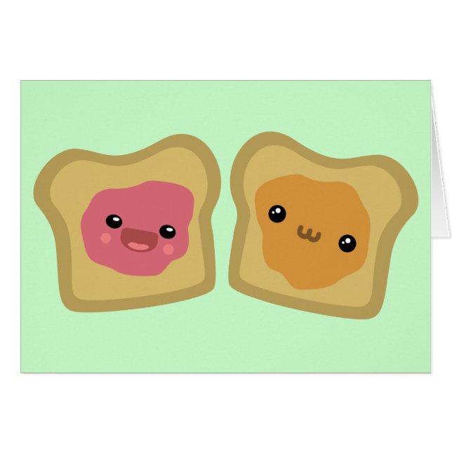 Pain grillé de PB&J (Devant horizontal)