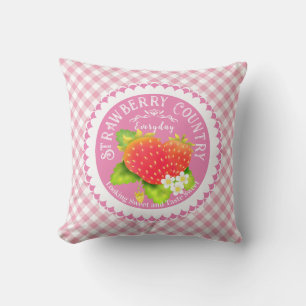 Pain Rose En vichy Lève Oreiller