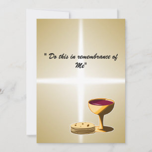 Pain sans levain et vin Communion sainte