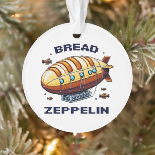 Pain Zeppelin - Pixel Art Airship Retro Design
