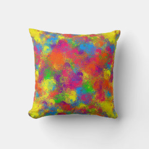 Paint Can Florals - Oreiller Carré