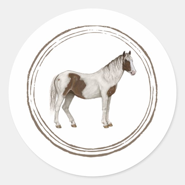 Paint Horse Sticker (Devant)