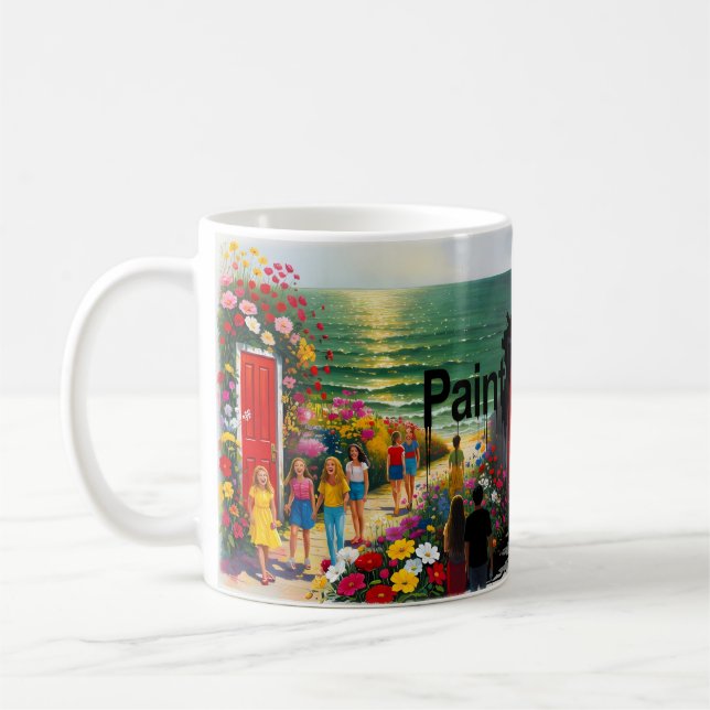 Paint It Black — Mug Joy Fading Into Shadow (Gauche)