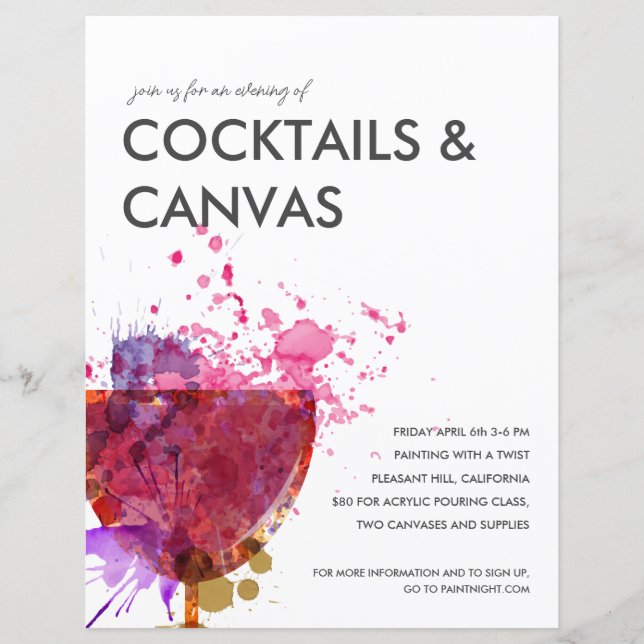 Paint Night Flyer (Devant)