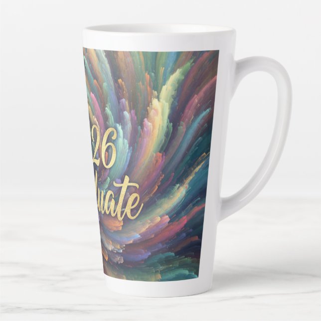 Paint Swirl 2026 Graduate Mug (Droite)
