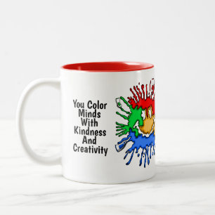 Paint Tube Smile Teacher Mug