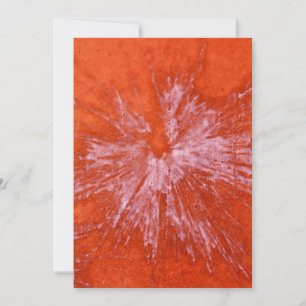 Paintball blanc sur rouge