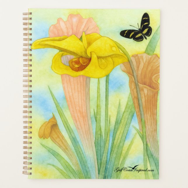 Painted Petals Collection - Pitcher Plant Planner (Devant)