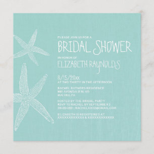 Pair rustique des invitations à la douche nuptiale