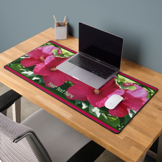 Paire de fleurs rouge Hibiscus Gros plan Personnal (Bureau 2)