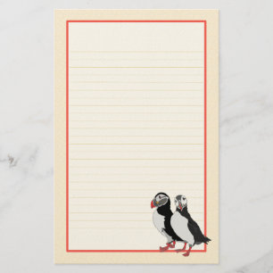 Paire de Puffin Papeterie fine