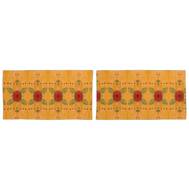 Paire de taies d'oreiller King Size (devant-Set)