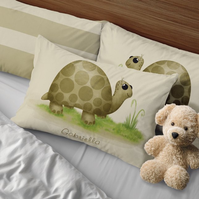 Paire de taies d'oreiller Tortue de rêve (Créateur téléchargé)