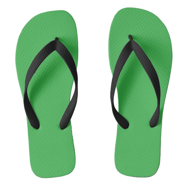 paire de tongs texturées vertes avec sangles noire (Semelle)
