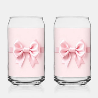 Paire en verre Pink Bow