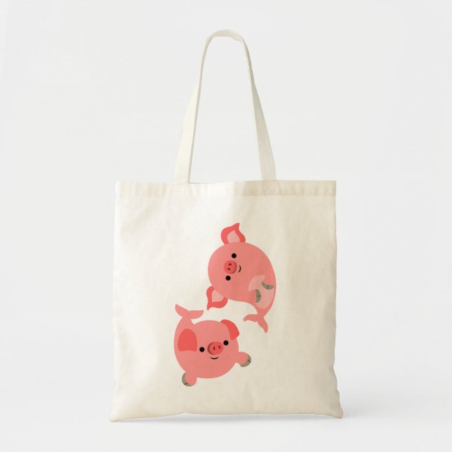Paire mignonne de sac de cochon de dessin (Devant)