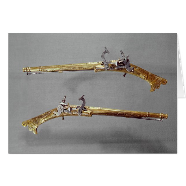 Paires de pistolets, 1624-26 (Devant horizontal)