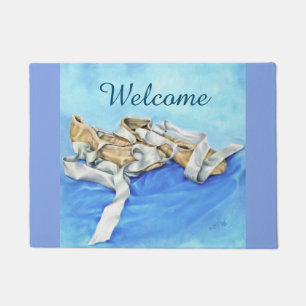 Paires de tapis de porte de chaussures de ballet