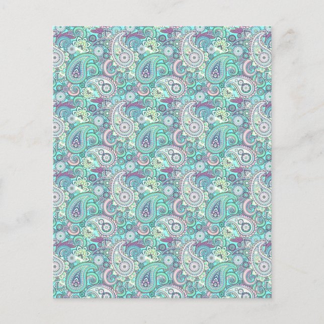 Paisley aqua (Devant)