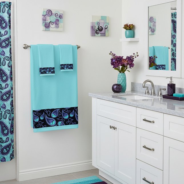 Paisley bleu et sarcelle (Créateur téléchargé)