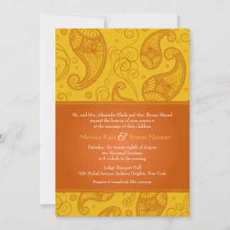 Paisley Dreams Faire-part de mariage