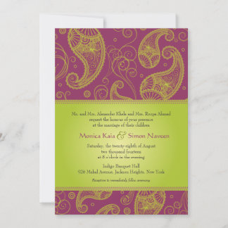 Paisley Dreams Faire-part de mariage