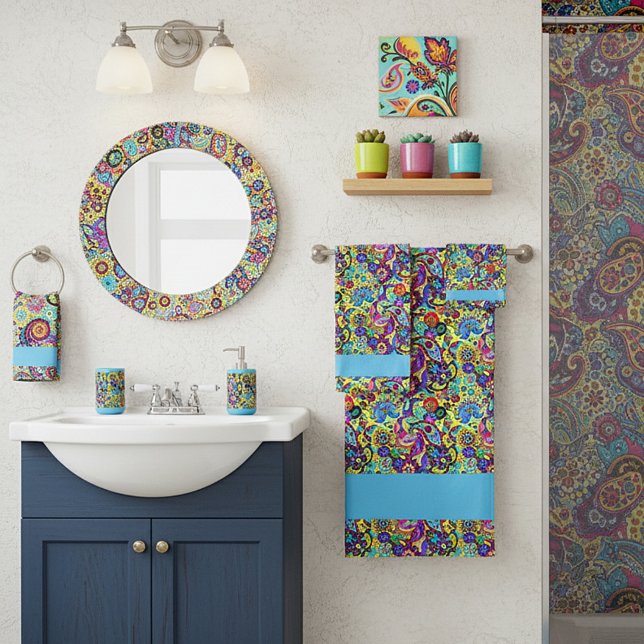 paisley floral brillant (Créateur téléchargé)